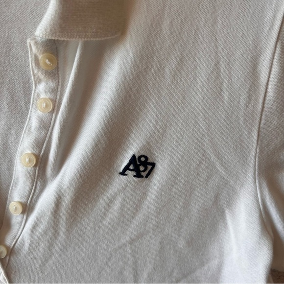 Y2K Aeropostale Women’s Polo Size Large Fitted 00s University College Fashion - Picture 3 of 8